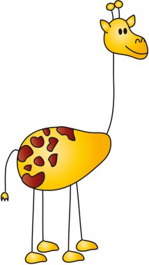 Giraffe cartoon clipart