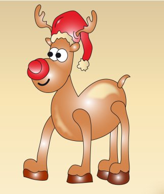 Christmas reindeer clipart