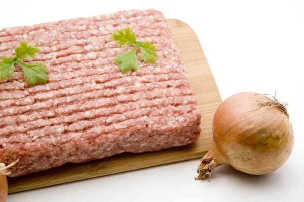 Minced meat raw — Stock Photo, Image