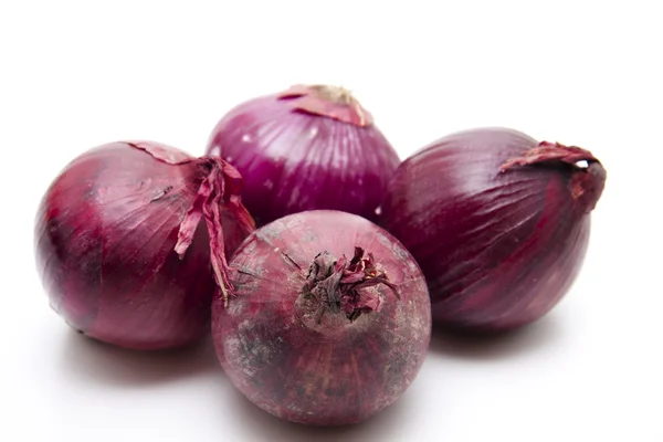 Raw red onions — Stock Photo, Image
