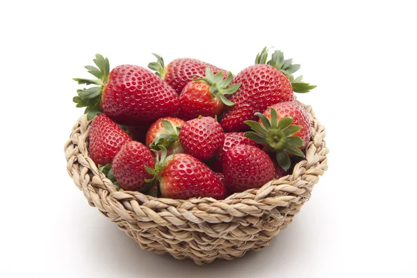 Strawberries in the basket — Stock Photo, Image