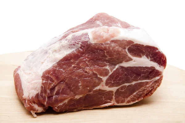 Pork raw with fat — Stock Photo, Image