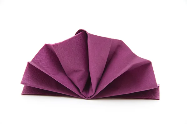 テーブル ナプキン折り — ストック写真