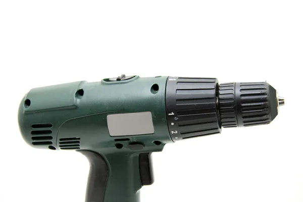Gröna ackumulator drill — Stockfoto
