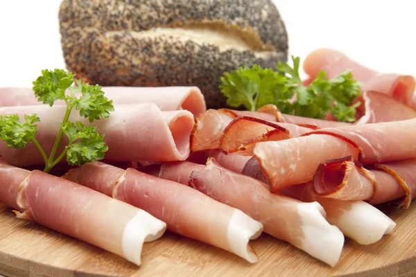 Ham rolled — Stock Photo, Image