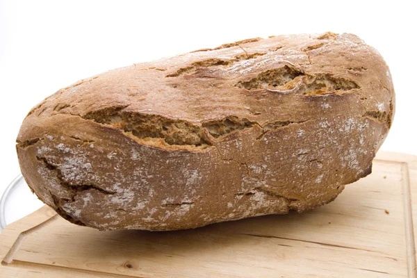 Hnědý chléb pečený — Stock fotografie