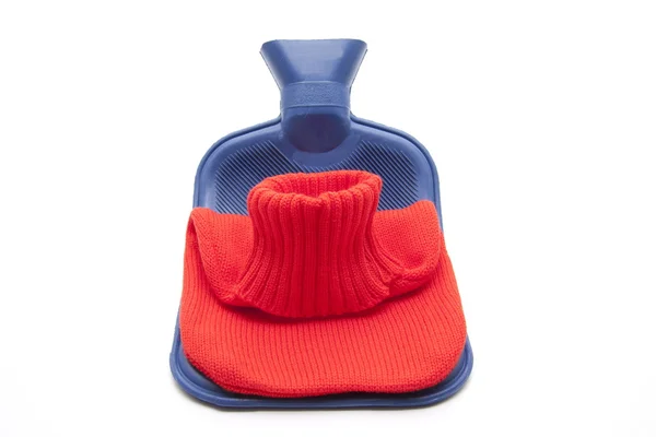 Warm bottle with cover — Stock Photo, Image