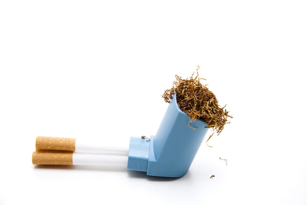 Tabak locker mit Inhalator — Stockfoto