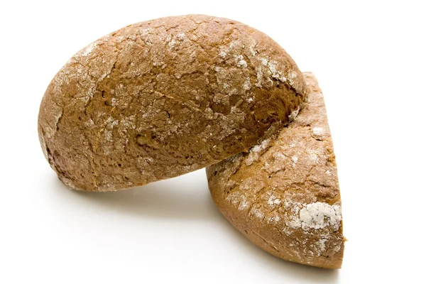 Tarwe brood helften — Stockfoto