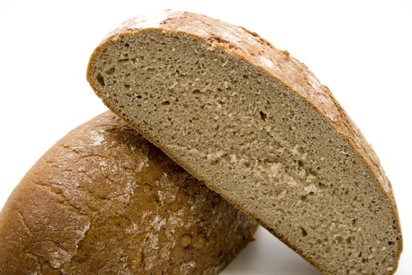 Metades de pão de trigo — Fotografia de Stock