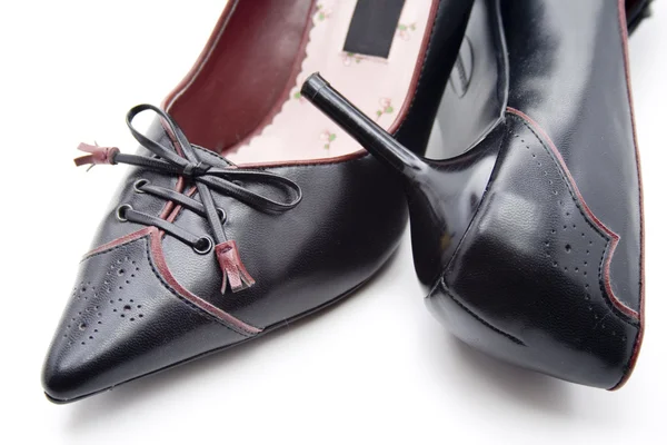 Дамская обувь с лапшой — стоковое фото