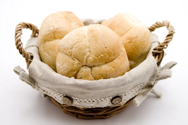 Rolls in the basket — Stock Photo, Image