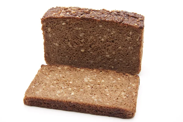Pão integral cortado — Fotografia de Stock