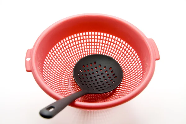 Skimmer in the culinary sieve — Stock Photo, Image