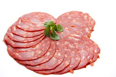 Spanish salamis clipart