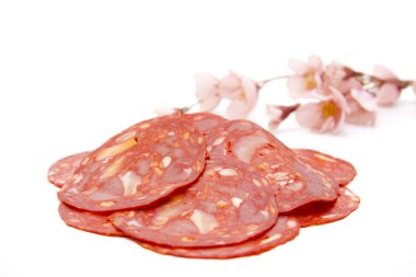 Spanish salamis clipart