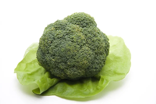 Świeża sałata z brokułami — Zdjęcie stockowe
