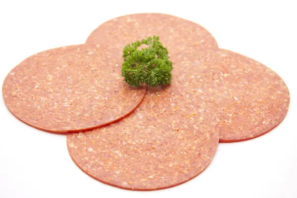 Salame de porco — Fotografia de Stock