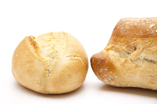Nybakat bröd rulle — Stockfoto