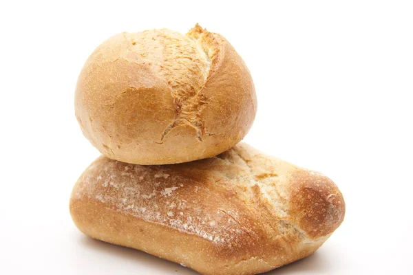 신선한 구운된 빵과 롤 — 스톡 사진