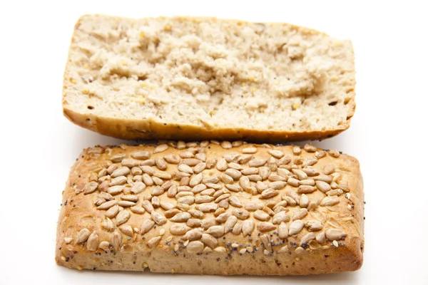 Rolo de pão fresco assado — Fotografia de Stock