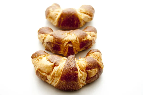 Lye croissant for breakfast — Stock Photo, Image