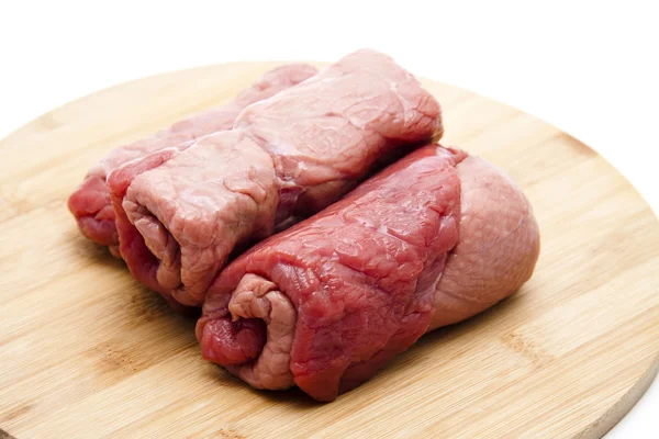 新鲜牛肉卷 — 图库照片