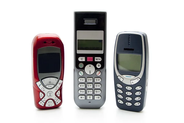 Diversi telefoni cellulari — Foto Stock