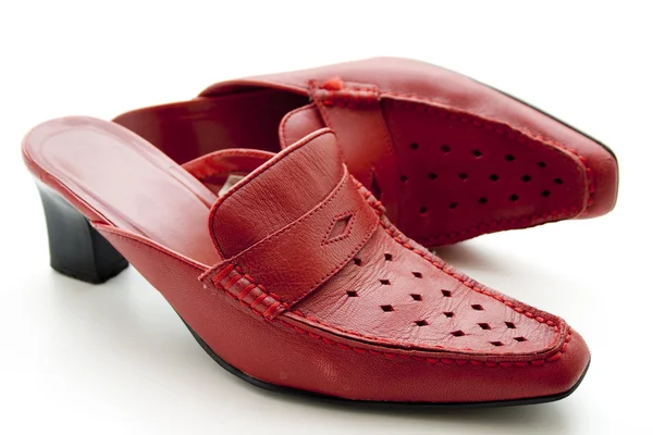 Zapato de mujer rojo — Foto de Stock