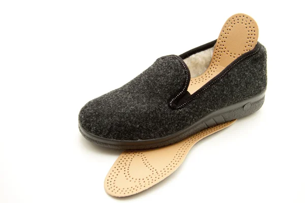 Slipper with orthopaedic arch support — Stock Photo, Image
