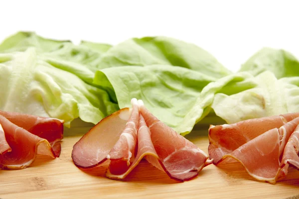 Verse rauwe ham — Stockfoto