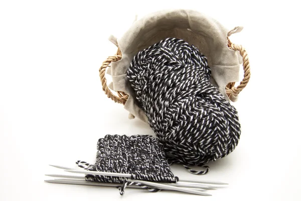 To knit with Wool — Stock Photo, Image