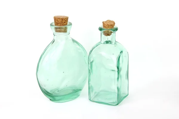 Botellas verdes —  Fotos de Stock