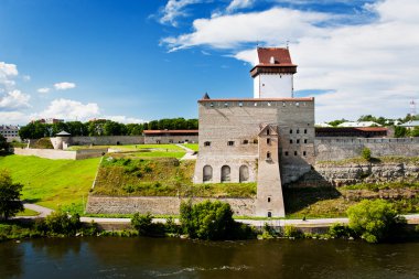 View of Narva Castle clipart