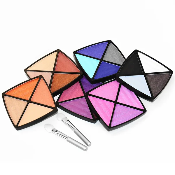Set of multicolor eyeshadows — Stock Photo, Image
