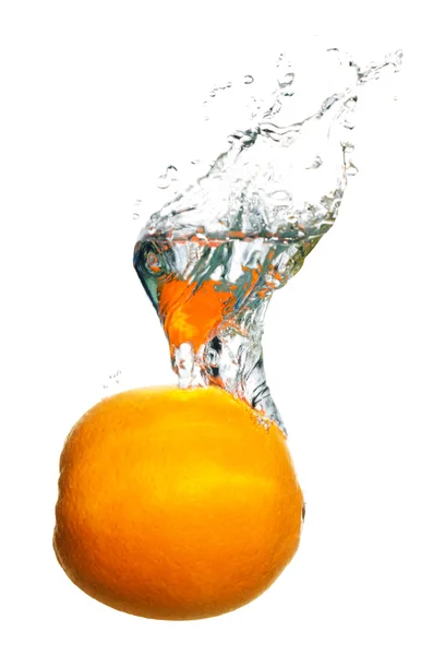 橙中戏水 — 图库照片