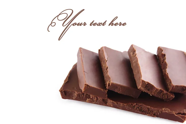 Zachwycający zbliżenie czekolady — Zdjęcie stockowe