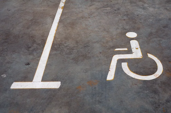 残疾标志 — 图库照片