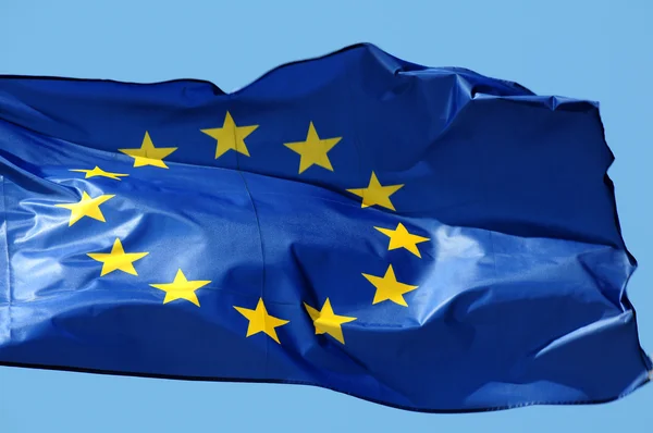 Flaga eu — Zdjęcie stockowe