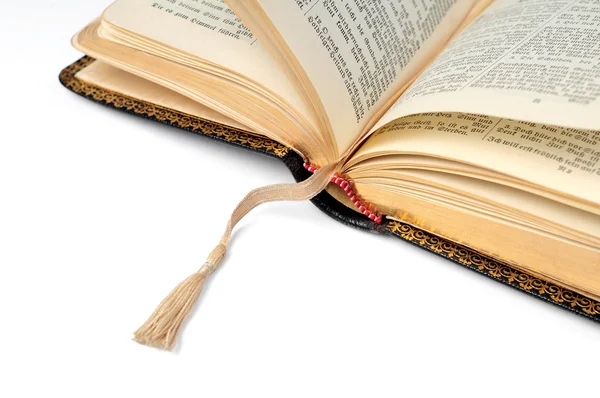 stock image Old open book
