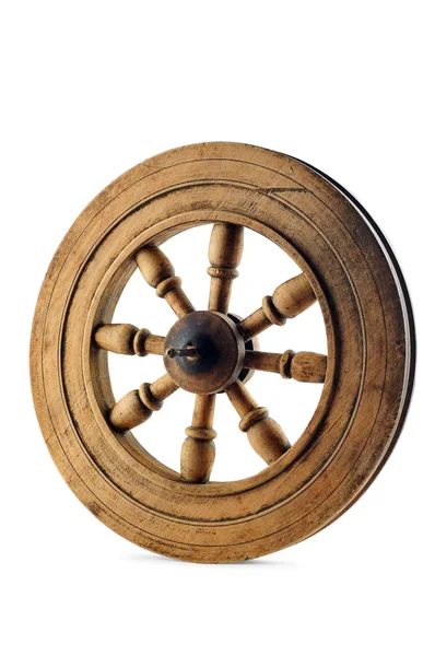Античное деревянное колесо — стоковое фото