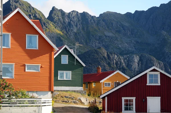 Färg hus — Stockfoto
