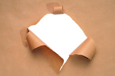 Hole in paper clipart