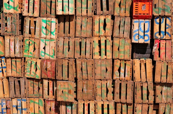Old wood boxes — Stock Photo, Image