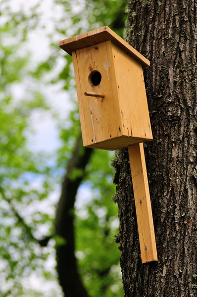 Caja de anidación de aves — Foto de Stock
