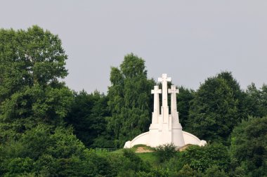 Three Crosses in Vilnius clipart