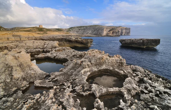 Gozo eiland kust — Stockfoto