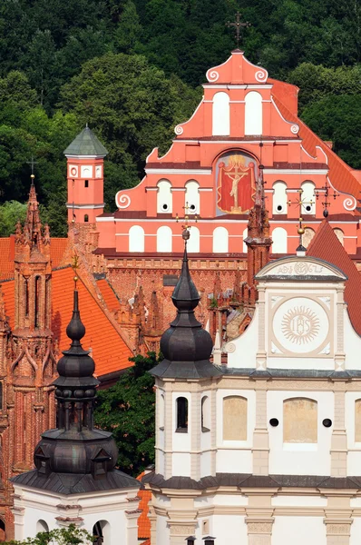 Церковь в Вильнюсе — стоковое фото
