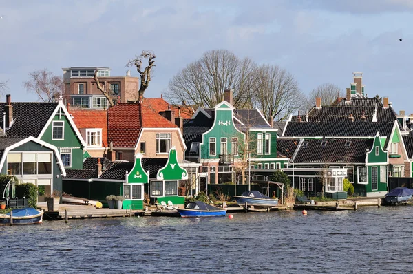 Typiska holländska hus — Stockfoto