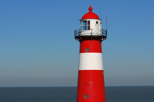 Красный маяк — стоковое фото